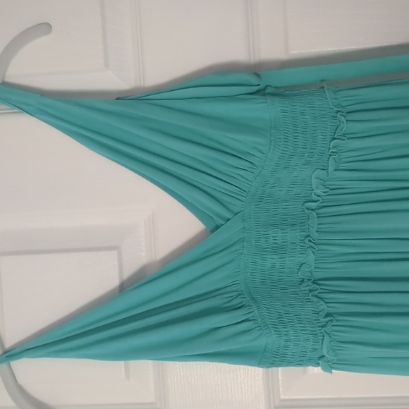 Turquoise maxi dress nwt - Picture 3 of 6